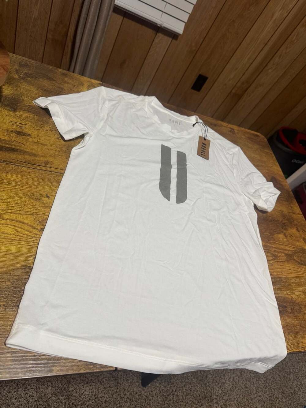 Nobull Men's White U Tee T-Shirt Medium